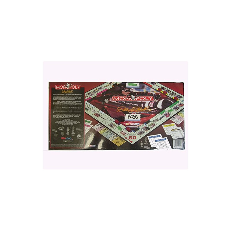 Dale Earnhardt Monopoly NASCAR Special Editon Board Game