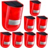 Qualirey Solar Sound and Light Alarm Motion Sensor 129db Outdoor