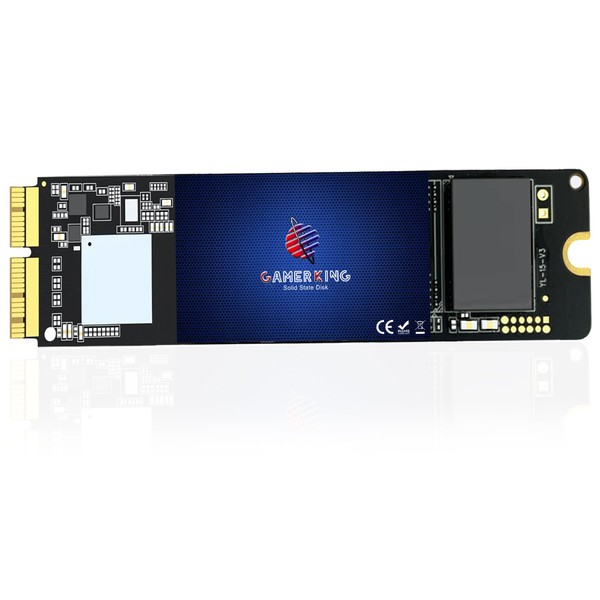 Gamerking 1TB NVMe Mac SSD Internal Hard Drive for Apple MacBook Air A1465 A1466 (2013-2015,2017), MacBook Pro A1398 A1502 (Retina 2013-2015), M.2 PCIe Gen3x4, Original Interface