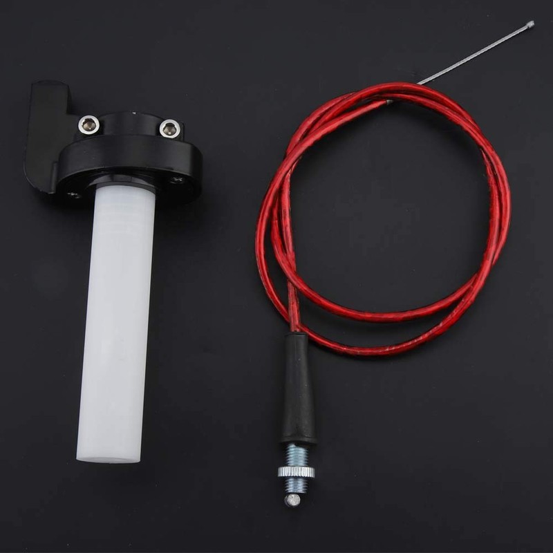 Motorcycle Quick Turn Twist Handlebar Throttle Grip & Cable for