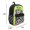 Shrek & Donkey Swamp & Checkered Backgrounds 16” Backpack