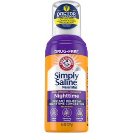ARM & Hammer Simply Saline Nighttime Nasal Mist 4.6oz (Pack of 6)
