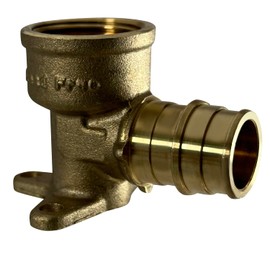 2 Pcs XFITTING Pex A 3/4 Inch x 3/4 Inch Female NPT Drop Elbow, 201-1-2=2XX