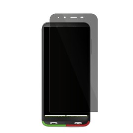 dipos FLEX Privacy Blickschutz-Folie matt passend für Emporia SUPEReasy Schutzfolie mit 100% Displayabdeckung, Fingerprint-Kompatibel, Case-Friendly, Full Cover, Sichtschutz Filter 2way