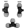 MDPE Compression Connector Fittings 25mm LDPE Water Pipe Elbow Valve