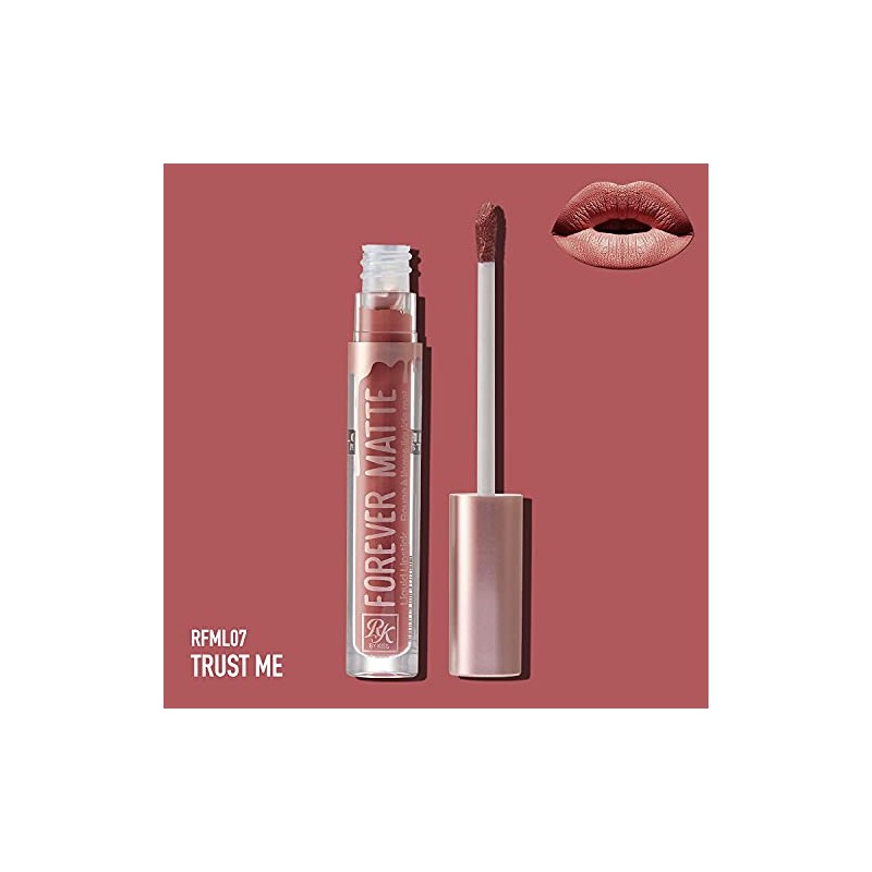 Rubí Besos Forever Matte Lipstick Crema labial RFML, RFML07 Confía