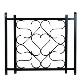 Camco Camper/RV Screen Door Deluxe Grille | Features an Adjustable Width of 20-Inches to 32-Inches & Crafted of Heavy-Duty Aluminum | Includes Installation Hardware (43993)