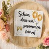 Serviettes Schön Dass Wir Zusammenammen Feiern Pack of 100 Serviettes
