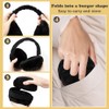 yotutun Ear Warmers, Foldable Adjustable Plush Earmuffs Protection Against Wind