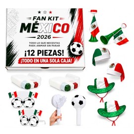 Genérico Kit Mundial 2026 Selección Mexicana Decoración Mundial 2026 Cosas del Mundial Pintura para Cara Fiesta Fútbol Adornos Mundial Pintacaritas po
