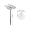PATIKIL 2 Inch Perforated Insulation Pins with Round Washers, 80