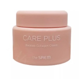 The Saem 더샘 케어 플러스 바오밥 콜라겐 크림 100ml 보습크림 The Same Care Plus Baobab Collagen Cream 100ml Moisturizing Cream
