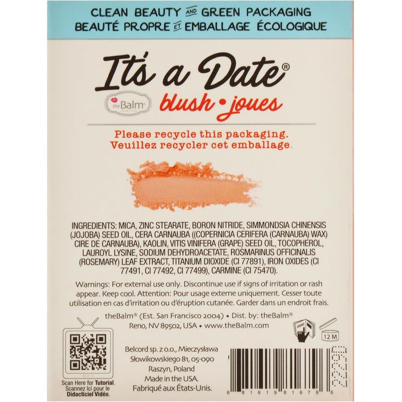 theBalm theBalm C&G It's a Date Blush, 1 oz.