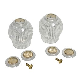 Danco 88671 Pair of Faucet Handles for Sterling Tub/Shower, Clear Acrylic