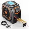 Laser Tape Measure 2-in-1, 197Ft Laser Distance Meter & 16Ft