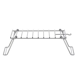 LOGOS 81064172 Large Fire Rack, Camping, Outdoor Use, Foldable, Can Be Placed Directly