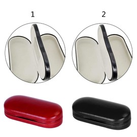 WANGFUFU Portable Glasses Case Double Eyeglasses Case Eyeglasses Holder Double Layer Glasses Case Dual- Glasses Case double eyeglasses case for 2 pair of glasses