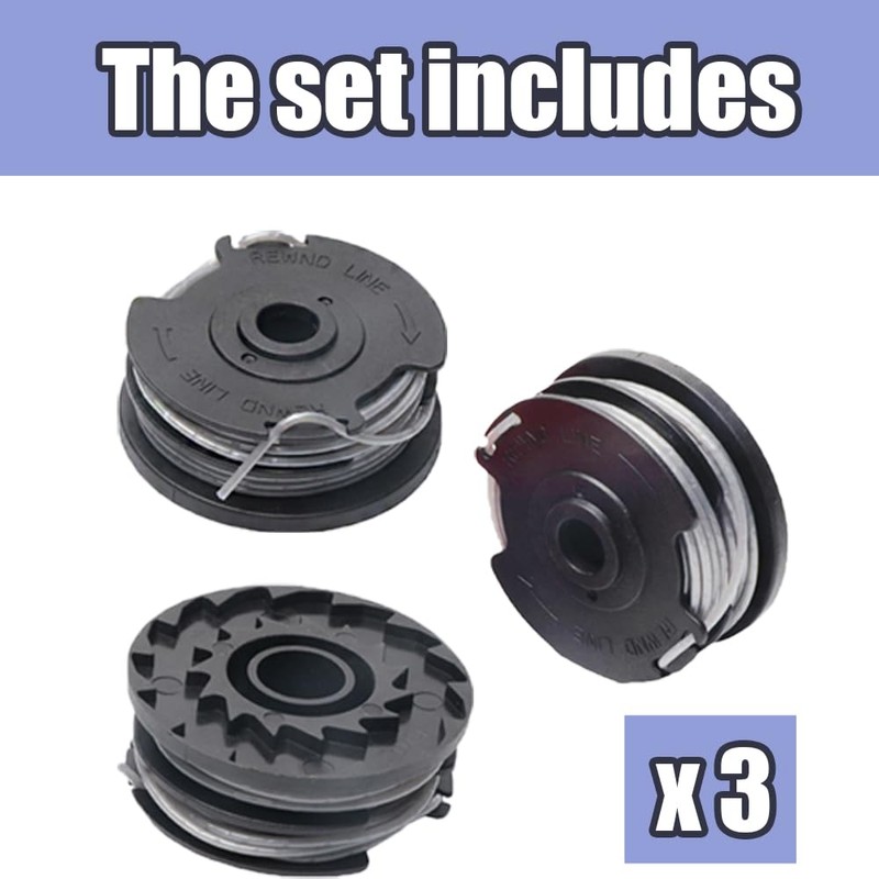 String Trimmer Replacement Spool Line,Compatible with Bosch Advancedgrasscut 36, Art