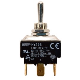 HQRP Momentary Toggle Switch Compatible with HY29B Barker 7360009 Actuator Toggle Switch 736-0010 30826 VIP 3000 Power Jack, HD Levelrite HiPower 3000 Jack