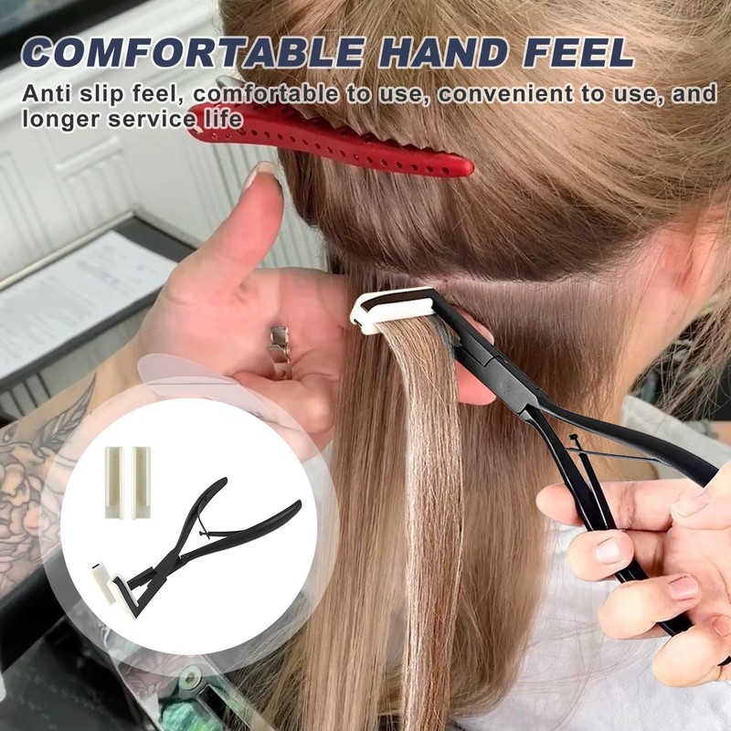 yoivkgo Hair Extension Pliers, Robust and Easy to Use, Multifunctional,