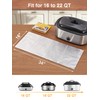 SMARTAKE Foil Electric Roaster Liners, 4-Count Disposable Turkey Oven Cooking