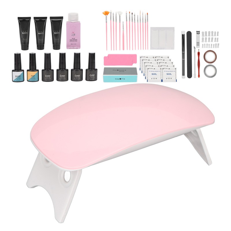 Nail Art Curing Lamp Base Top Coat Prevent Stick Water