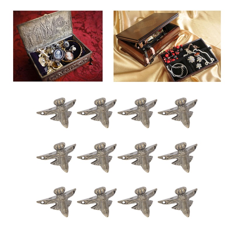 20 Set Antique Wood Box Feet Legs Jewelry Chest Storage
