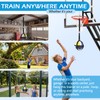 Volleyball Solo Spike Hanging Trainer, Adjustable & Hand-Safe Design
