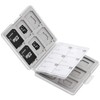 Elecom CMC-SDCPP24WH Memory Card Case, SD Case, Plastic, Holds 12