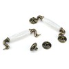 Chinflly 4 PCS Ceramic Handles Pulls,4.5 Inch / 115 mm