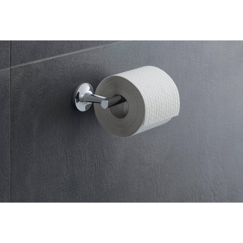 Duravit 0099371000 Starck T Toilet Paper Holder - Polished Chrome