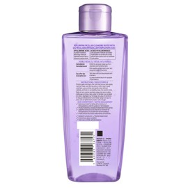 L'Oreal Paris Revitalift Replumping Micellar Water Face Wash Cleanser and Make Up Remover With Hyaluronic Acid, 200 Ml, 200 Milliliters