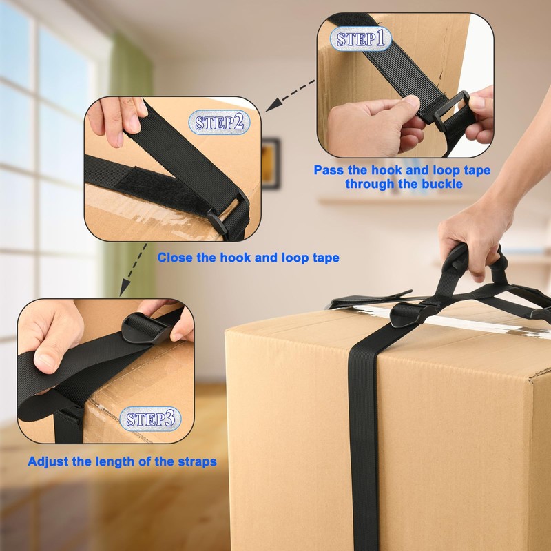 Cosmos Box Carrying Strap with Handle, 126 Inch Heavy Duty