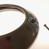 S&M 485206 Enamelled Black 900°C-Ø120mm Rosette for Stoves and Fireplaces
