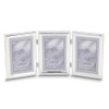 Sonia Jewels Real Silver-plated Beaded Triple 5x7 Photo Frame 12"
