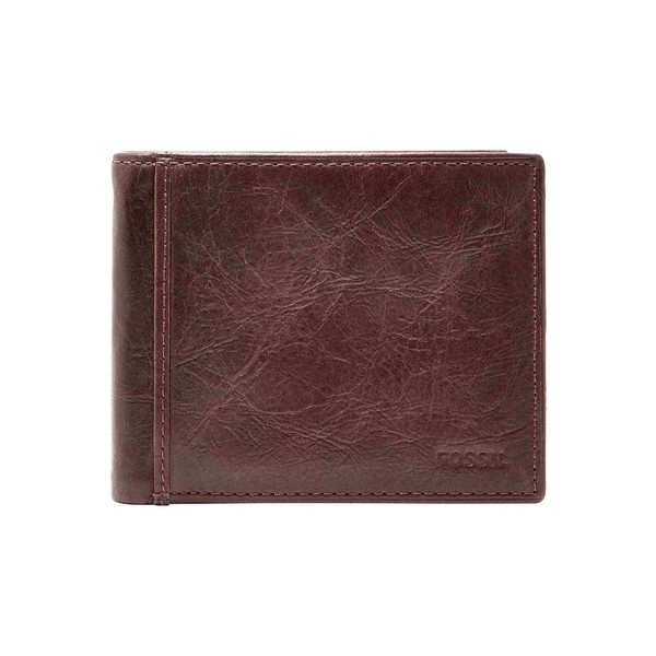 Fossil Rfid Flip ID Bifold, Accesorio De Viaje Billetera Plegable