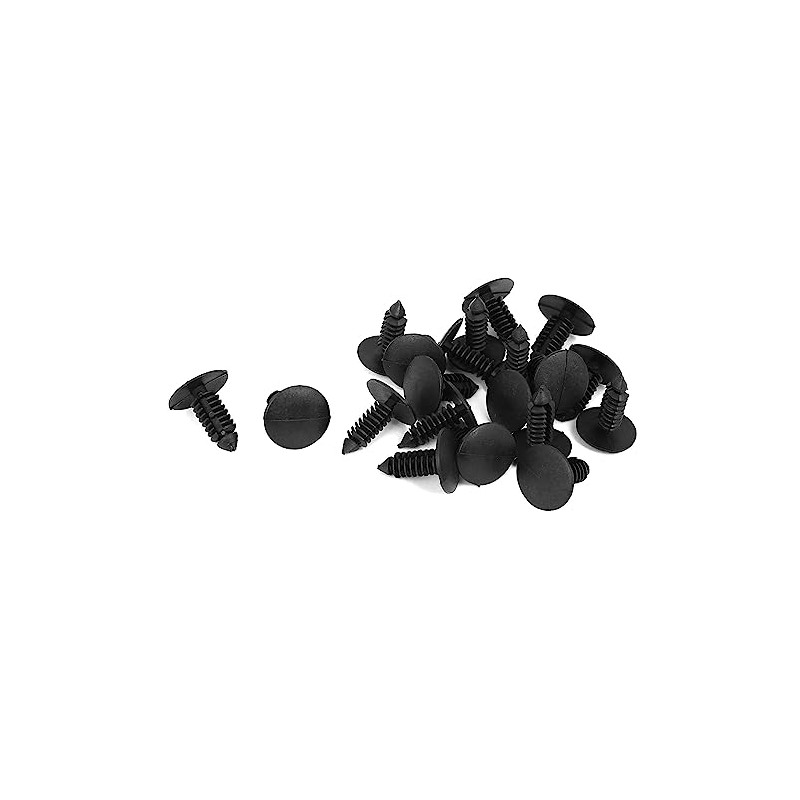 20pcs 8mm x 6mm Hole Plastic Car Fender Fir Tree