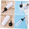 VICASKY Hair Dye Applicator Bottles 4pcs Angled Tip Mixing Bottles