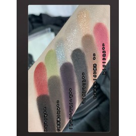 LIANGNISHI 2 Colors Eyeshadow, Matte Pearl Shiny Eyeshadow, Waterproof and Sweatproof, Smoky Punk Eyeshadow, Long Time Makeup, Easy to Use Even Beginners, 6 Colors-5#Wizard of Oz