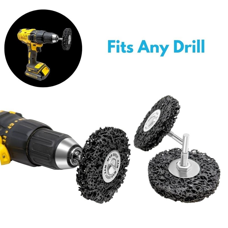 LINE10 Tools 5 Pack 3-inch Paint Stripping Disc Wheel for