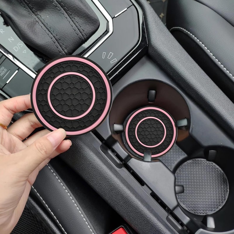 JUNAHAA Car Cup Coaster Universal Automotive Waterproof Non-Slip Cup Holders