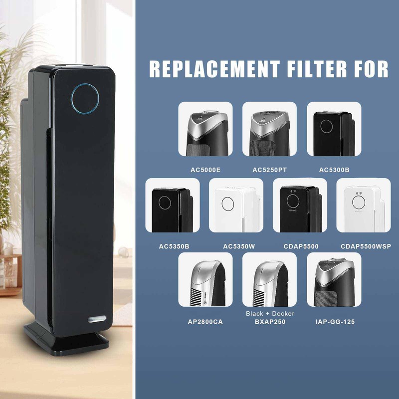 FLT5250PT FLT5000 Filter C Replacement Compatible with Guardian Pet HEPA