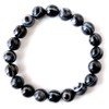 Gold Stone AAA Bracelet, 0.4 inches (10 mm), Power Stone,