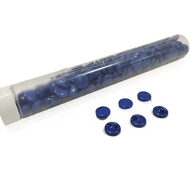 144Pcs/Tube Resin Hemisphere Buttons Clothing Buttons Many Colors and Sizes Plastic Craft Sewing Crafts Button Blue (3233, 11mm)