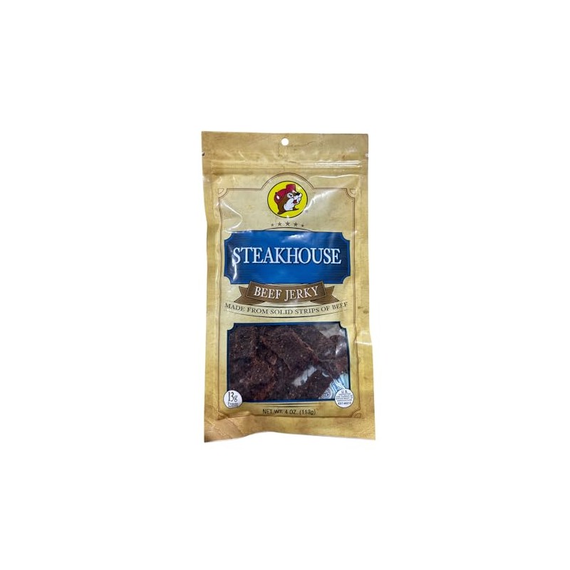 Buc-ee's Texas Hill Country Brand Steakhouse Beef Jerky in Resealable