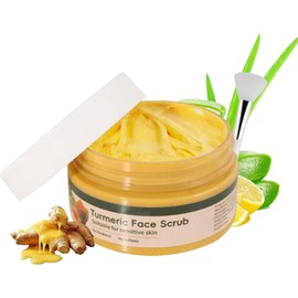 Exfoliante Facial de Cúrcuma YAWKONT para Limpieza Profunda y Piel Suave