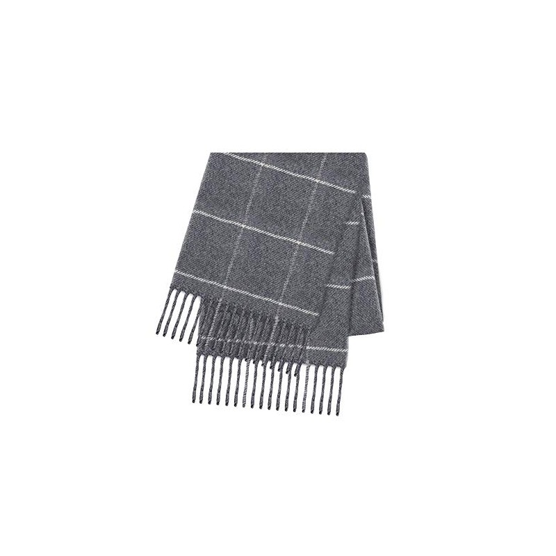 SARO LIFESTYLE TH027.GY5060 Sevan Collection Geometric Design Throw Blanket, Grey,