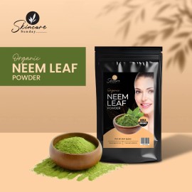 SKINCARE SUNDAY Organic Neem Powder for Skin, Natural | Enhances Glow - 2 Pounds