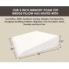 7.5" Wedge Pillow for Acid Reflux - Dr. Recommended Height,