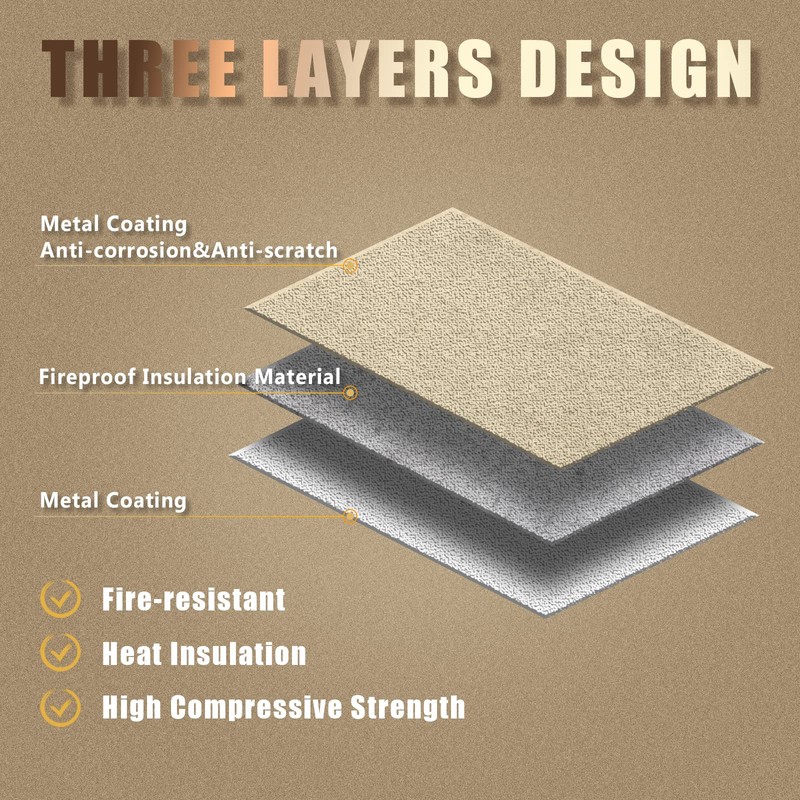 xydled Fire Resistant Safe Fire Safe Box with Key Lock